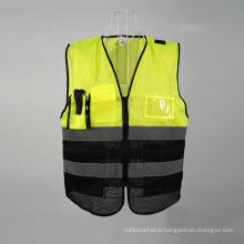 High visibility engineer construction reflective safety vest